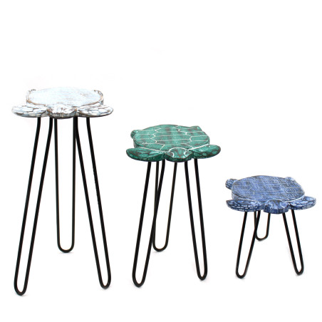 Sada 3 Stojanov na Kvety Albasia - Korytnačky