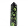 Čierne Obsidiánové Hroty (cca 60-70 g, 9 cm) – Mystický Príbeh – Zelen