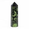 Čierne Obsidiánové Hroty (cca 60-70 g, 9 cm) – Mystický Príbeh – Zelen