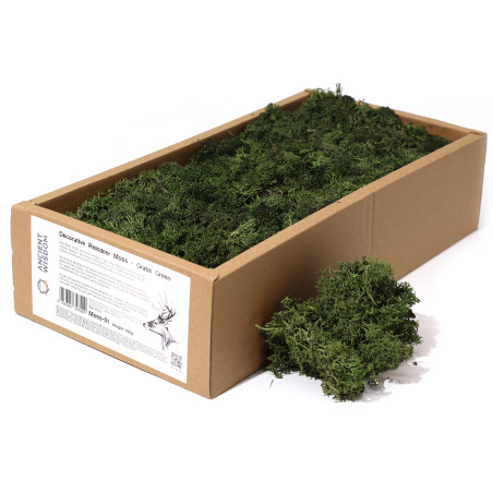 Dekoračný Islandský Mach - Trávová Zelená - 635g