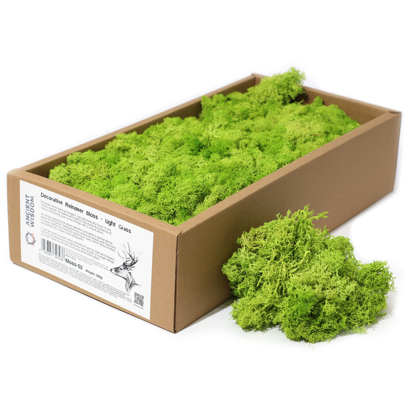 Dekoračný Islandský Mach - Svetlá Tráva - 635g
