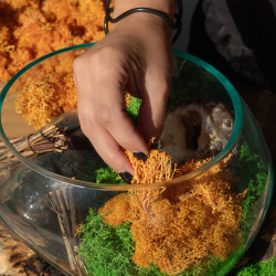 Dekoračný Islandský Mach - Mätovo Zelený - 635g