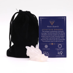 Drahokam Malá Dračia Hlava- Ruženín 45x30x28mm