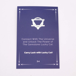 Drahokam Mávajúca Mačka pre Šťastie - Zlaté Tigrie Oko 50x35x25mm