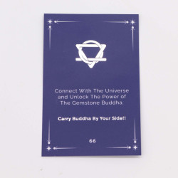 Drahokam Malý Budha - Ruženín 35x40x23mm