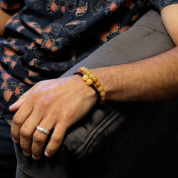 3x Náramky s Dvojitou Silou Drahokamov - Žltý Avanturín