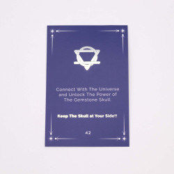 Veľká Lebka z Drahokamu - Ametyst - 50x40x30mm