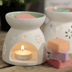 3x Aroma Lampa so Štyrmi Vonnými Sójovými Voskami