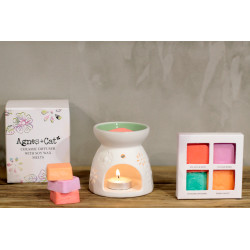 3x Aroma Lampa so Štyrmi Vonnými Sójovými Voskami