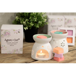 3x Aroma Lampa so Štyrmi Vonnými Sójovými Voskami