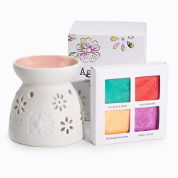 3x Aroma Lampa so Štyrmi Vonnými Sójovými Voskami