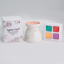 3x Aroma Lampa so Štyrmi Vonnými Sójovými Voskami