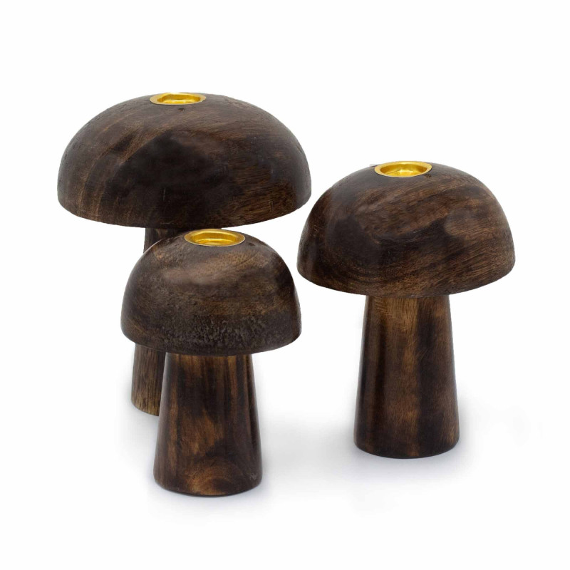Sada 3 Stojanov - Hríb (10 cm 9 cm 8 cm)