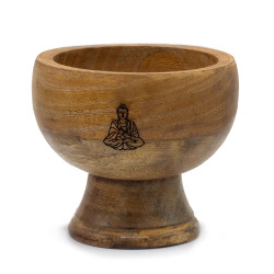Veľká Rituálna Miska na Vonné Tyčinky a Kužele 11x9 cm - Budha