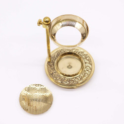 Mosadzná Kadidelnica na Vonnú Živicu - Zlatá - Nastaviteľná