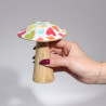 6x Malý Hríb - 10cm - Pastelové Srdcia