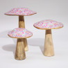 2x Veľký Hríb - 20cm - Kvetinový Vzor