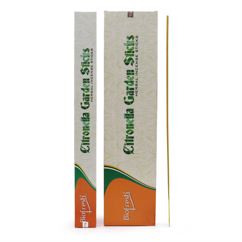 12x Záhradné Vonné Tyčinky Biofresh - (10 x 50cm) - Citronella