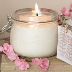 Štartovacia Sada Sviečok v Sklenenom Pohári s Klipsou so Stojanom