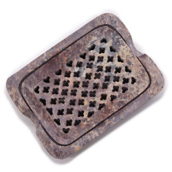 Mastencová Mydelnička s Odkvapkávaciou Mriežkou 11x8cm - Štvorec