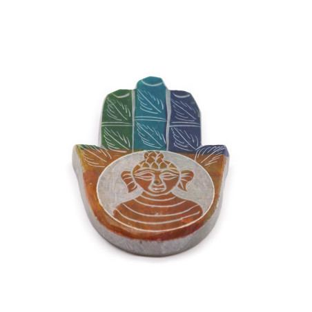 4x Stojan na Vonné Tyčinky Hamsa 9x6cm - Budha