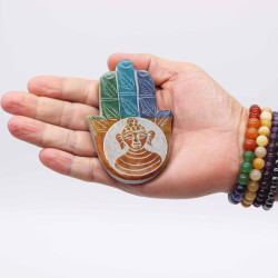 4x Stojan na Vonné Tyčinky Hamsa 9x6cm - Budha