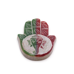 4x Stojan na Vonné Tyčinky Hamsa 9x6cm - Ganesha