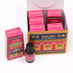 6x Banjara Indický Vonný Olej 10ml - Divá Ruža