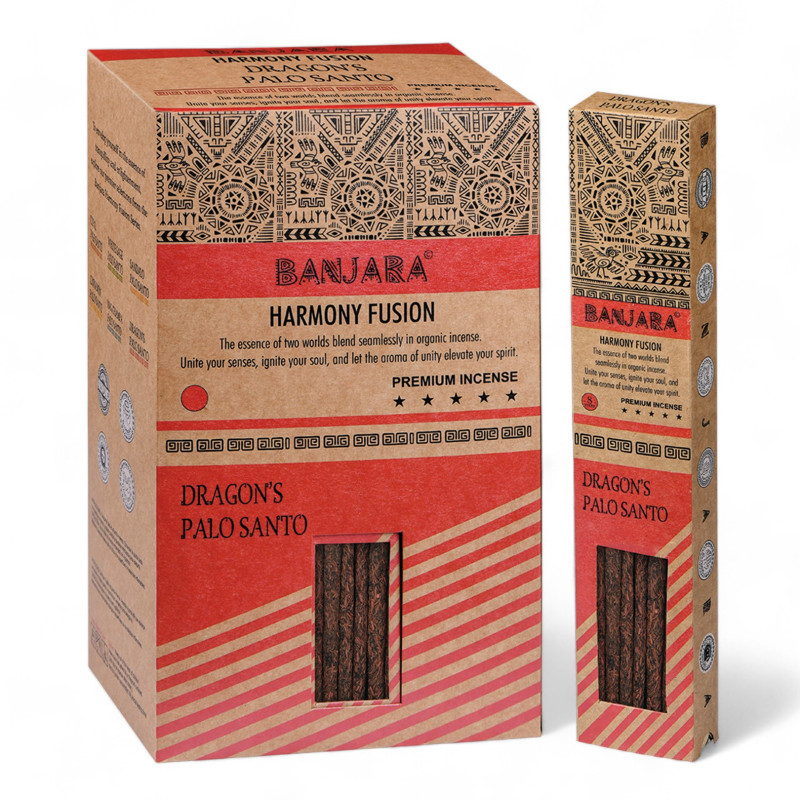 12x Vonné Tyčinky Banjara Palo Santo - Dračia Krv