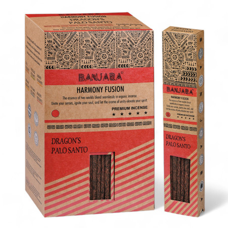 12x Vonné Tyčinky Banjara Palo Santo - Dračia Krv
