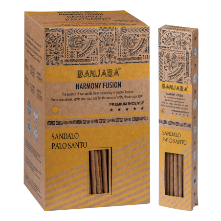 12x Vonné Tyčinky Banjara Palo Santo - Santalové Drevo