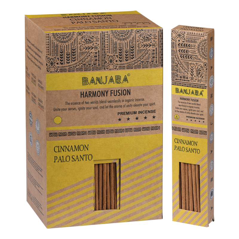 12x Vonné Tyčinky Banjara Palo Santo - Škorica