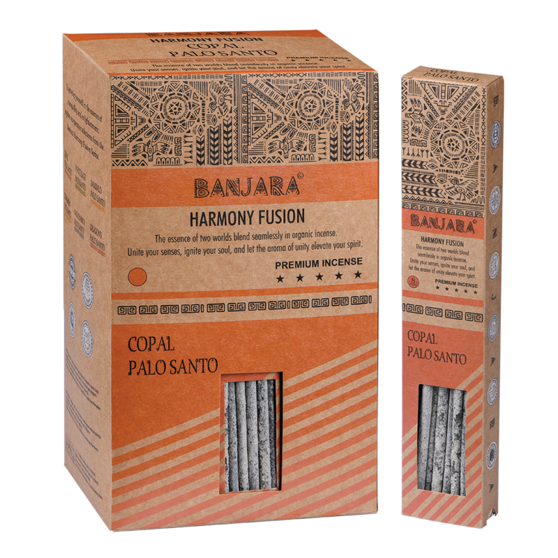 12x Vonné Tyčinky Banjara Palo Santo - Kopál