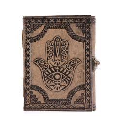 Hamsa - Ezoterický Zápisník - Antická Sivá - 200 strán - 17,5 x 12,5 x