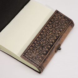 Hamsa - Ezoterický Zápisník - Antická Sivá - 200 strán - 17,5 x 12,5 x