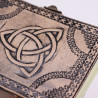 Kruhová Triquetra - Ezoterický Zápisník - Svetlo Hnedý - 200 strán - 1