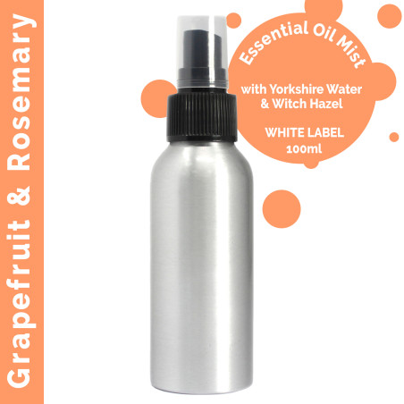 6x 100ml Rozprašovač s Esenciálnymi Olejmi - Graperfruit & Rozmarín - 