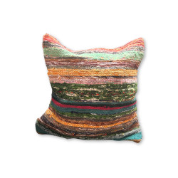 Patchworkové Obliečky na Vankúše - 40x40cm - Uhľovo Sivá