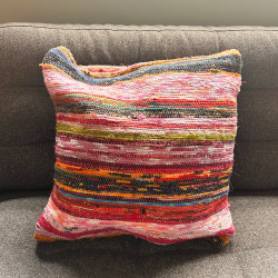 Patchworkové Obliečky na Vankúše - 40x40cm - Modré Odtiene