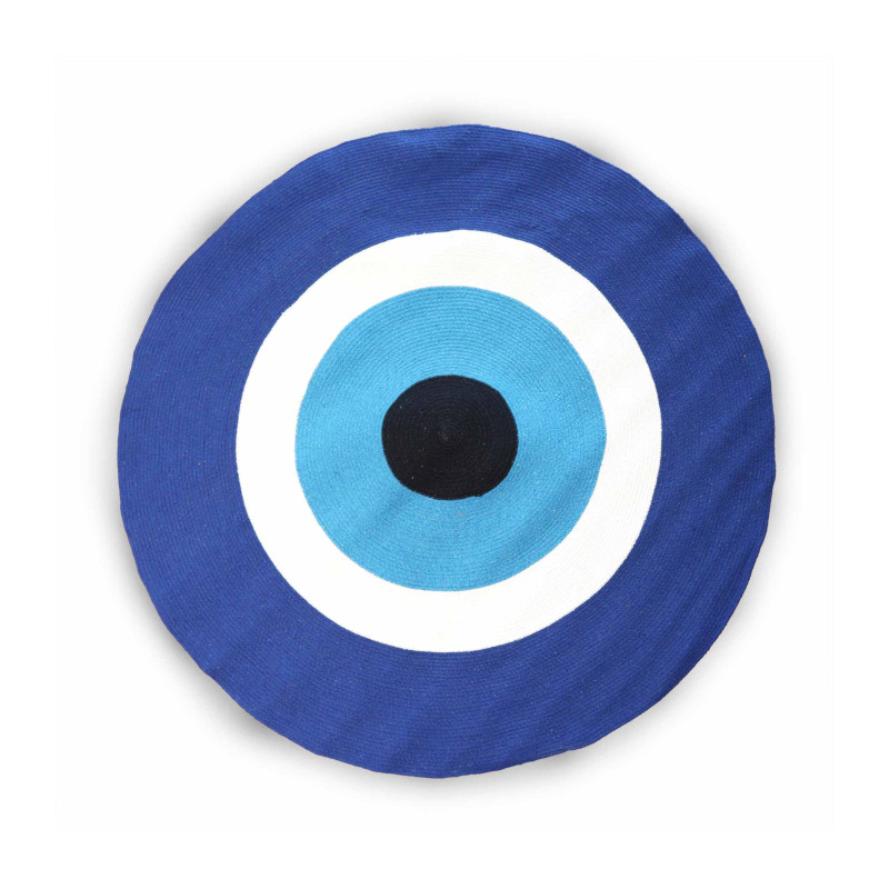 Koberec z Bavlneného Povrazu Evil Eye 120 cm