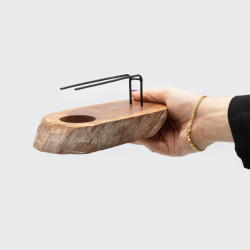 Stojan na Palo Santo - Drevo Gamal Biela Vymývaná
