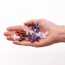 120x Prívesky z Drahých Kameňov so Závesnými Šnúrkami a Flexi Rámom