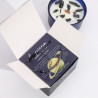 Krištáľová Sviečka Znamenie Zverokruhu s Náramkom z Drahokamov - Kozor