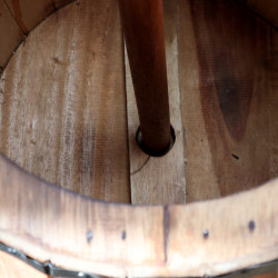 Stojan na Pivný Sud a Slnečník 38x32cm - Prírodný