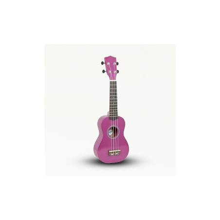 Ručne Vyrábané Ukulele - Svetlá Ružová Povrchová Úprava (4 struny)