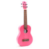 Ručne Vyrábané Ukulele - Svetlá Ružová Povrchová Úprava (4 struny)