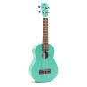 Ručne Vyrábané Ukulele - Tyrkysová Povrchová Úprava (4 struny)