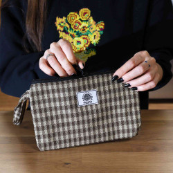 4x Mäkká a Praktická Darčeková Taška s Uškom z Prírodného Materiálu – 