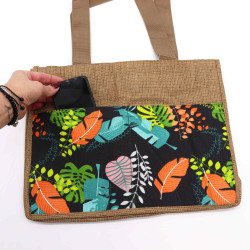 3x Nákupná Taška Tropical Market - (3 rôzne vzory) - 40x30x9cm