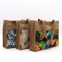 3x Nákupná Taška Tropical Market - (3 rôzne vzory) - 40x30x9cm